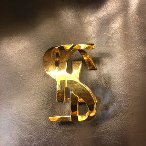 YSL gold cuff bracelet